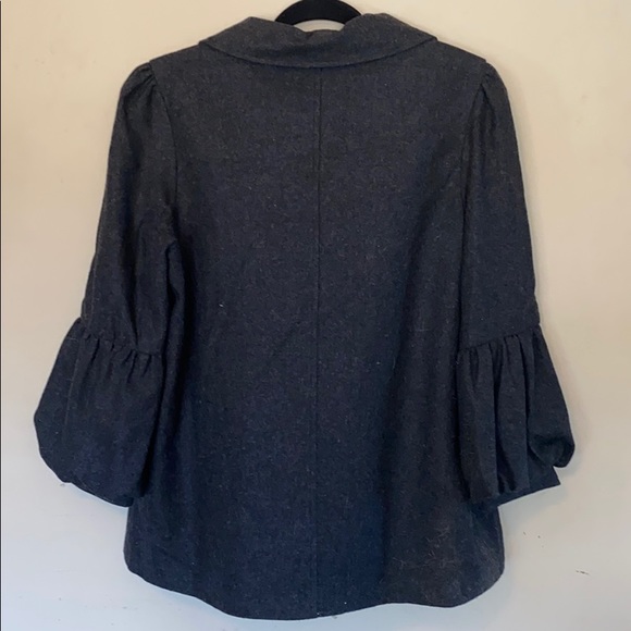 Short Pea Coat with Bubble Sleeves Papillion size L - Picture 5 of 6